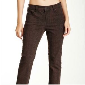 NYDJ Sheri python print skinny jeans